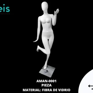 MANIQUI CUERPO COMPLETO REF: DLM116 BLANCO