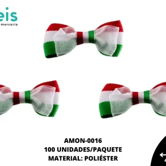 MOÑO TRICOLOR 100 U/PQT