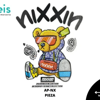 PARCHES DTF OSO NIXXIN AP-NX 16.5cmX21.5cm