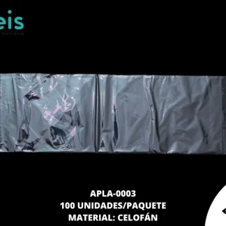 BOLSA CELOFAN 2.2SS 15X48 CM TRANSPARENTE 100 U/PQT