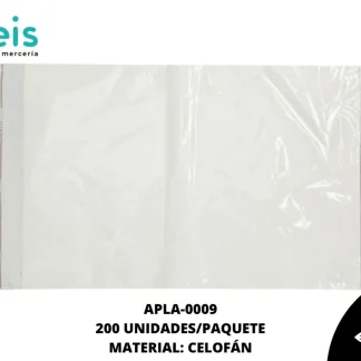BOLSA CELOFAN REF: 40X68 CM TRANSPARENTE 200 U/PQT