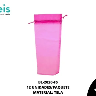 BOLSA TELA REF: 14X34cm FUCSIA 12 u/pqt