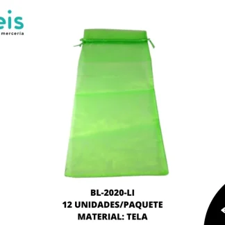 BOLSA TELA REF: 14X34cm LIMON 12 u/pqt