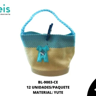 BOLSA RECUERDOS BABY CIELO 12 u/pqt