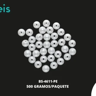 PERLAS COSTURA BS-4611-PE 8mm 500 GRS/BOLSA HUESO