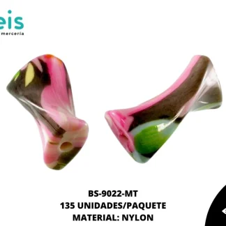 NYLON ESTAMP TRONCO 30mm REF: 375 MULTICOLOR 135 u/pqt(.5kg) MT