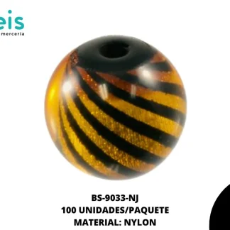 NYLON FIG FONDO RAYAS RED REF: 18mm NARANJA 100 u/pqt