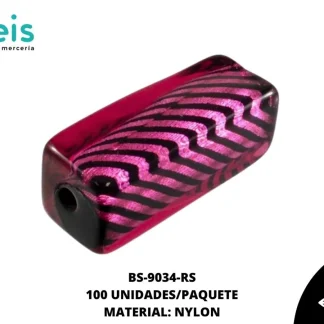 NYLON FIG FONDO RAYAS TUBO 34mm REF: 1836-14X34 ROSA 100 u/pqt