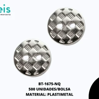 BOTON METALIZADO REF:K048 18L DORADO 500U/PAQT