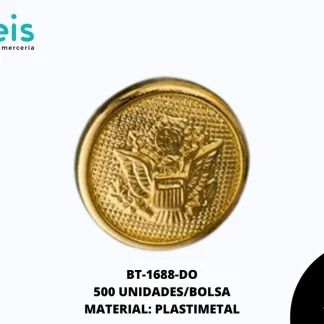 BOTON METALIZADO PATA ANCLA 1688 DORADO