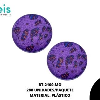 BTN ESC C/PATA REF: 2921/20L MORADO 288 u/pqt
