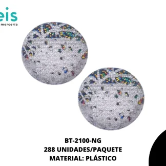 BTN ESC C/PATA REF: 2921/20L NEGRO 288 u/pqt
