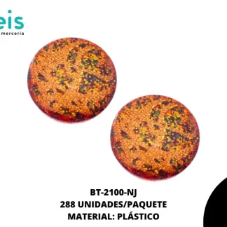 BTN ESC C/PATA REF: 2921/20L NARANJA 288 u/pqt