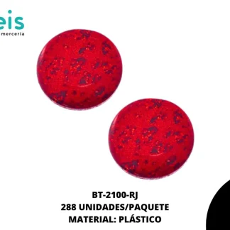 BTN ESC C/PATA REF: 2921/20L ROJO 288 u/pqt