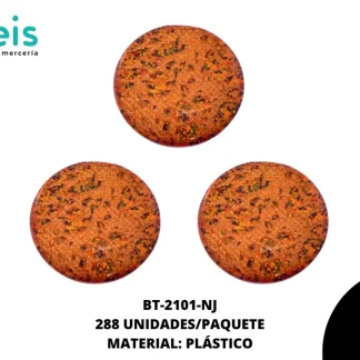 BTN ESC C/PATA REF: 2921/24L NARANJA 288 u/pqt