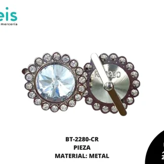 BOTON FINO 2280 25 MM CRISTAL