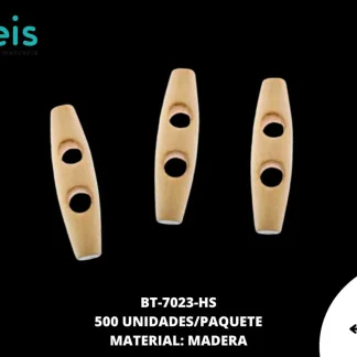 BTN MADERA TARUGO REF: 4 cm HUESO 500 u/pqt