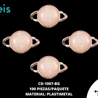 ESLABON PLAST OJO DE GATO RED 36mm REF: 1367-180 BEIGE 100 u/pqt