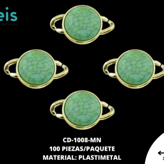 ESLABON PLAST OJO DE GATO VETA RED 36mm REF: 1367-180 MENTA 100 u/pqt