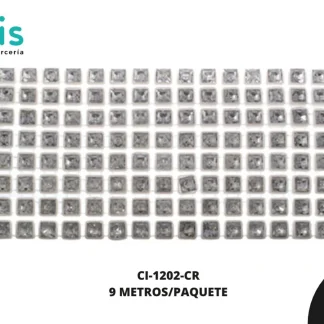 STRASS PLAST BL REF: 057 8V CRISTAL 9 M/PAQT
