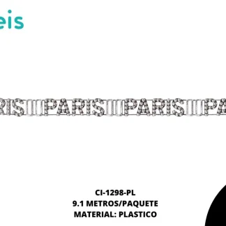 STRASS PLAST PARIS REF: A05 PLATA 9.1m/pqt