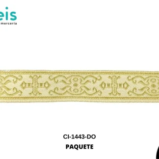 GALON LUREX 20MM REF: DORADO 9.1 METROS/ROLLO