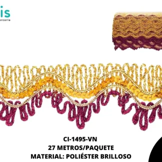 MILLARE CORDON 12 MM REF: 321 VINO 27 METROS PAQUETE