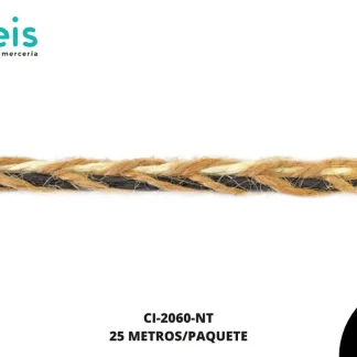 YUTE CORDON COMB NG 7mm REF: YT-4 NATURAL 25 m/pqt