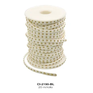 CORDON KOREANO TACHE RED DO 1L REF: 5mm BLANCO 20 m/rollo