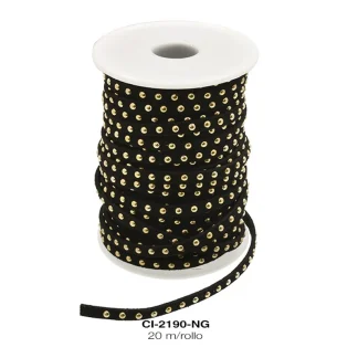 CORDON COREANO TACHE RED DO1L REF:5mmNEGRO 20M/ROLLO