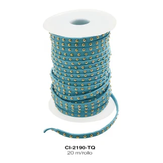 CORDON KOREANO TACHE RED DO 1L REF: 5mm TURQUESA 20 m/rollo