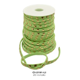CORDON KOREANO TACHE CUAD DO 1L REF: 6mm LIMON 20 m/rollo