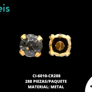 PIEDRA HILO RED ZIRCON P/COSER DO 7mm REF: TPZ-7 CRISTAL 288u
