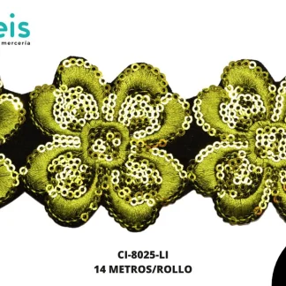 MILLARE APLICACION PLANCHA FLOR REF: SH-08 LIMON 14 METROS PAQUETE