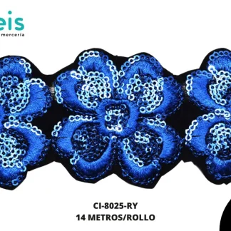 MILLARE APLICACION PLANCHA FLOR REF: SH-08 AZUL REY 14 METROS PAQUETE