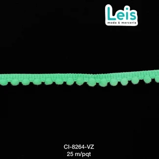 MILLARE POMPOM NEON CORTO 10MM REF: MP-5 VERDE MANZANA 25 METROS/PAQUETE