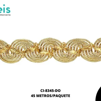 MILLARE LUREX 22MM REF: A8-1724 DORADO 45 METROS/PAQUETE