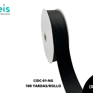 LISTON DOBLE CARA 1 1/2" (38mm) NEGRO BLACK 030