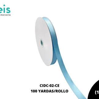 LISTON DOBLE CARA 5/8" (15mm) CIELO BLUE MIST 311