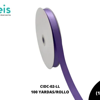 LISTON DOBLE CARA 5/8" (15mm) LILA HVACINTH 462