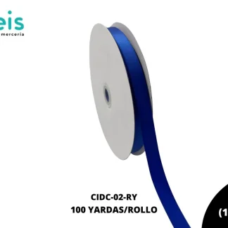 LISTON DOBLE CARA 5/8" (15mm) REY COBALT 329