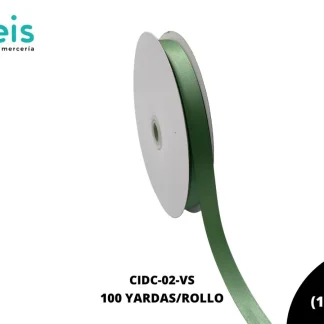 LISTON DOBLE CARA 5/8" (15mm) VERDE SAGE SAGE GREEN 577