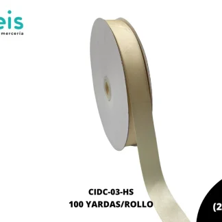 LISTON DOBLE CARA 7/8 (22mm) HUESO IVORY 810
