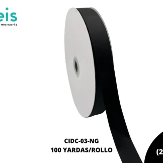LISTON DOBLE CARA 7/8 (22mm) NEGRO BLACK 030