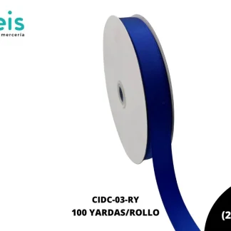 LISTON DOBLE CARA 7/8 (22mm) REY COBALT 329