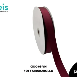 LISTON DOBLE CARA 7/8 (22mm) VINO WINE 275
