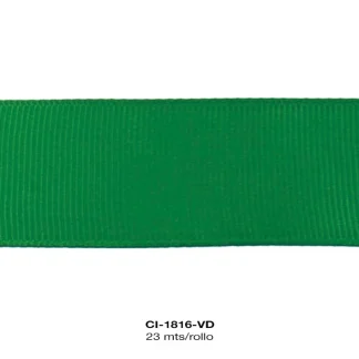 CINTA FAYA POPOTILLO REF: 2.5cm VERDE 23 M/ROLLO