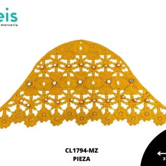 MANGA CL1794 CON PERLAS MOSTAZA