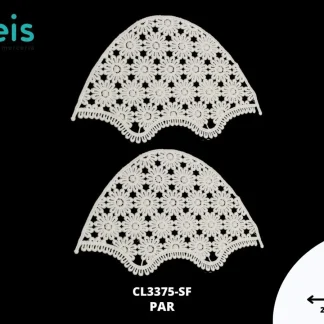 MANGAS REF: CL3375-SF BLANCA SIN PERLA