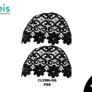 MANGA CL3386 CON PERLAS NEGRO